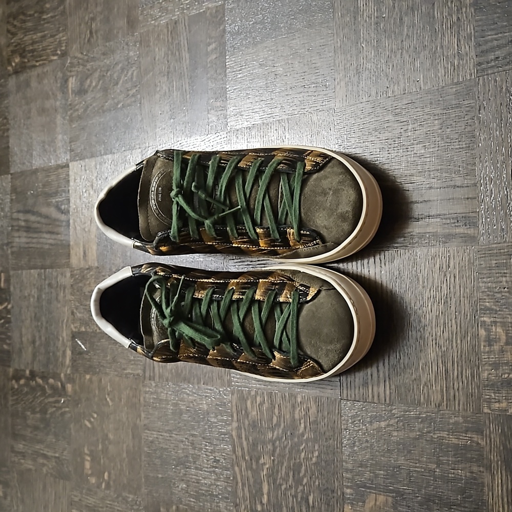 P448 Green and Brown Sneakers
